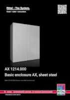 Datasheet for Rittal 1214000, EAN: 4028177813090