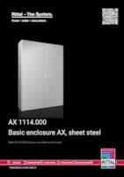 Datasheet for Rittal 1114000, EAN: 4028177813199