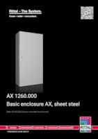 Datasheet for Rittal 1260000, EAN: 4028177813274