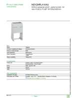 Datenblatt zu Schneider Electric NSYZHPLA104G, EAN: 3606480777844