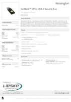 Datasheet for Kensington K64738WW, EAN: 0085896647386