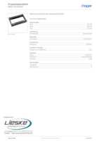 Datasheet for Hager MES-RS30601, EAN: 7611919022781
