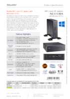 Datasheet for Shuttle NC1010BA, EAN: 4046047103515