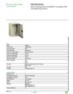 Datasheet for Schneider Electric NSYPLM32G, EAN: 3606480776472