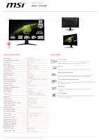 Datasheet for MSI 9S6-3CE31T-014, EAN: 4711377252546