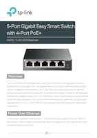 Datasheet for TP-Link TL-SG105PE, EAN: 6935364052744