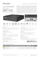 Datasheet for Shuttle DN11H5, EAN: 0887993007298