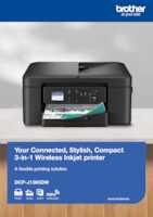 Datasheet for Brother DCPJ1360DWRE1, EAN: 4977766841894