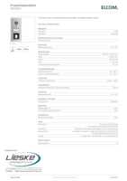 Datasheet for Elcom REV511Y, EAN: 3599430021992