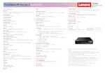 Datasheet for Lenovo 30K50031GE, EAN: 0199271162262