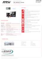 Datasheet for MSI 7E77-001R, EAN: 4711377361804