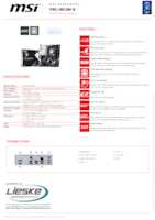 Datasheet for MSI 7E64-001R, EAN: 4711377337977