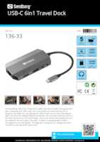 Datasheet for Sandberg 136-33, EAN: 5705730136337