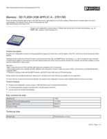 Datasheet for Phoenix Contact 2701190, EAN: 4046356716345