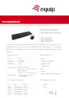 Datenblatt zu Equip 245203, EAN: 4015867208618