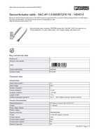 Datasheet for Phoenix Contact 1404014, EAN: 4046356677608