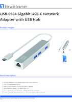 Datenblatt zu LevelOne USB-0504, EAN: 4015867226681