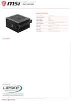 Datasheet for MSI 306-7ZP2B11-CE0, EAN: 4719072849627