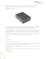 Datenblatt zu Startech.com IES1G52UP12V, EAN: 0065030889834