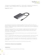 Datenblatt zu Startech.com TB32DP14, EAN: 0065030888752