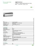 Datasheet for Schneider Electric ABE7R16T210, EAN: 3389110644630