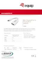 Datenblatt zu Equip 133440, EAN: 4015867222744