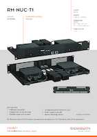 Datenblatt zu RACKMOUNT.IT RM-NUC-T1, EAN: 8720297443008