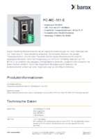 Datenblatt zu Barox PC-MC-101-E