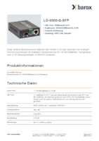 Datenblatt zu Barox LO-9500-G-SFP