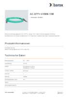 Datasheet for Barox AC-SFP-VKMM-10M