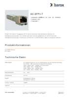 Datasheet for Barox AC-SFP-T