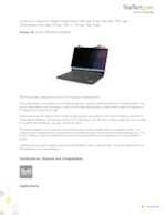 Datasheet for Startech.com X13Y4-PRIVACY-SCREEN, EAN: 0065030925860