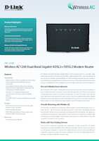 Datasheet for D-Link DSL-3785/E, EAN: 0790069431241