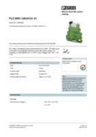 Datasheet for Phoenix Contact 2967086, EAN: 4017918156398