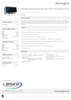 Datasheet for Kensington 627208, EAN: 4049793064499