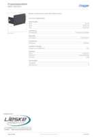 Datenblatt zu Hager MES-SBV100, EAN: 7611919158183