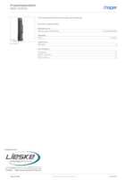 Datasheet for Hager MES-SHDKK, EAN: 7611919426497