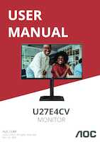 Datasheet for AOC U27E4CV, EAN: 4038986182836