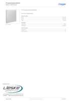 Datenblatt zu Hager MES-TMP8550, EAN: 7611919024020