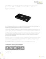 Datasheet for Startech.com ST122HD20S, EAN: 0065030883573