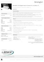 Datasheet for Kensington K96542EU, EAN: 5028252650519