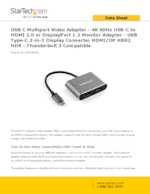 Datasheet for Startech.com CDP2DPHD, EAN: 0065030884433
