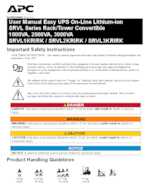 Datenblatt zu APC SRVL1KRIRK, EAN: 0731304621881
