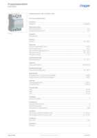 Datenblatt zu Hager ESC463, EAN: 3250612401321