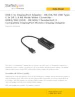 Datasheet for Startech.com CDP2DP14B, EAN: 0065030883634