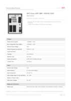Datenblatt zu APC SMV1500CAI, EAN: 0731304346531