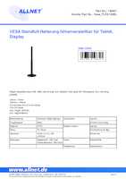Datasheet for Allnet VesaFLEX120BL, EAN: 4038816198303
