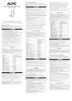 Datenblatt zu APC AP8865, EAN: 0731304277064