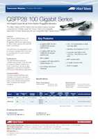 Datasheet for Allied Telesis AT-QSFP28SR4, EAN: 0767035212517