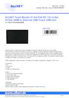 Datasheet for Allnet ALL-21TMON-SMART, EAN: 4038816125620